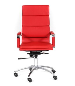 Кресло компьютерное CHAIRMAN 750 экокожа красная в Биробиджане - предосмотр 1
